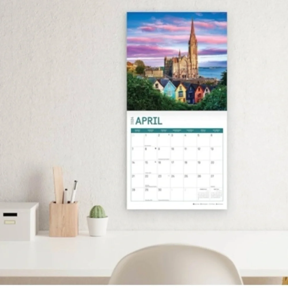 5 for $25!  NWOT! 🇮🇪 Ireland Wall Calendar! 🇮🇪
